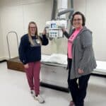 caregivers with x-ray equipment